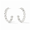 Julie Vos Silver Solara Nova Hoop Large