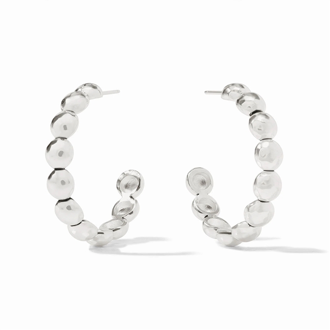 Julie Vos Silver Solara Nova Hoop Large