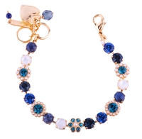 Must-Have Flower Bracelet in "Cascade" with yellow gold plating