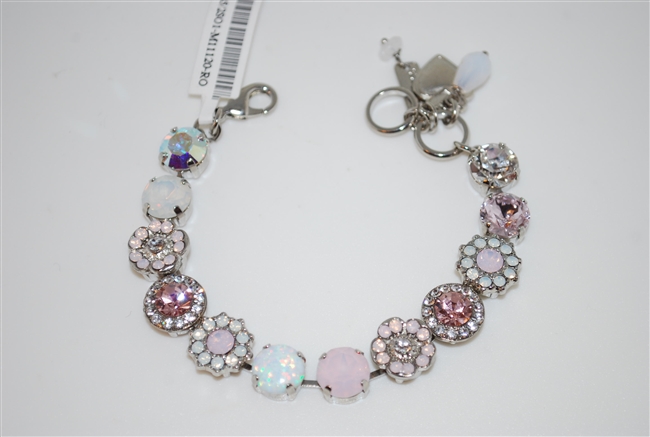 Mariana 8" Statement Necklace from the Snowflake Collection with Swarovski Crystals and Rhodium Plated