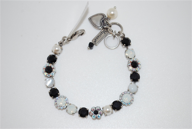 Mariana "Jayne" 8" Blizzard Collection, with Swarovski Crystal Tennis Bracelet .925 Silver Plated