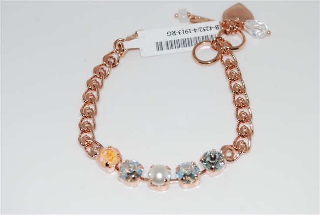 Mariana Bracelet with Swarovski Crystals with Rose Gold Plating