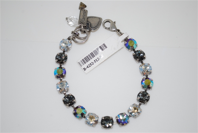 Mariana "Bette" 8" Tennis Bracelet from the Ice Collection and .925 Silver Plated