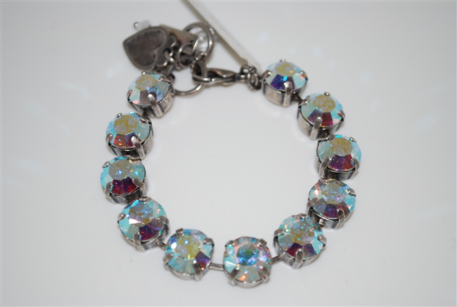 Mariana Aurora Boris Crystal Bracelet in Silver Plating