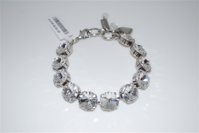 Mariana "Promenade" 8" On A Clear Day Collections, with Large Clear Swarovski Crystals and .925 Silver Plated