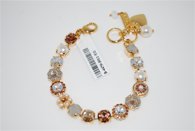 Mariana Bracelet from the Champagne and Caviar Collection with Yellow Gold Plated Bracelet