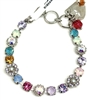Mariana Rhodium Saltwater Taffy Dainty Flower Bracelet