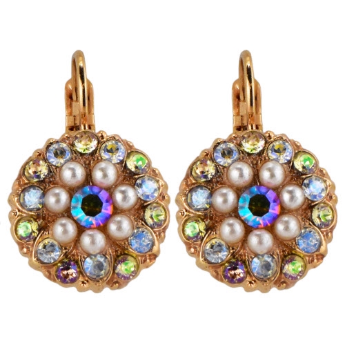 Mariana Guardian Earrings from the Aurora Collection with  Yellow Gold Plating