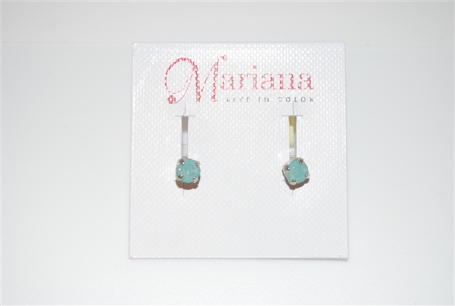 Pacific Opal  Mariana Studs with .925 Silver Plated