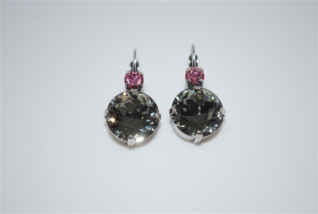 Mariana Karma Earrings with Swarovski Crystals from the Peppermint Collection with Silver Plating