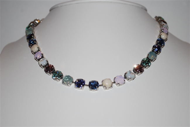 Mariana "Bette" 18" Necklace from the California Dreaming Collection with Swarovski Crystals and .925 Silver Plated