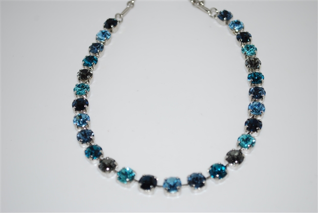 Mariana "Bette" Necklace from the Frost Collection with Swarovski Crystals with Rhodium Plating