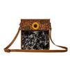Myra Sunflower Spree Hand-Tooled Bag