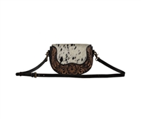 Myra Rio Swoop Bottom Hand-Tooled Bag