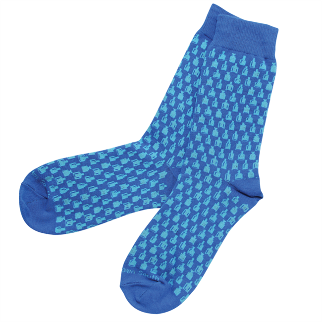 Blue Bottled Up Socks