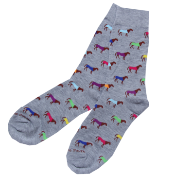 Multi Color Horse Socks