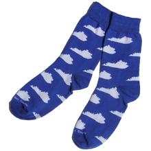 Blue/White Kentucky Socks