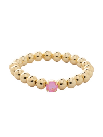 Sorrelli Light Rose Delight Single Crystal Stretch Bracelet