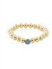 Sorrelli Ocean Delight Single Crystal Stretch Bracelet