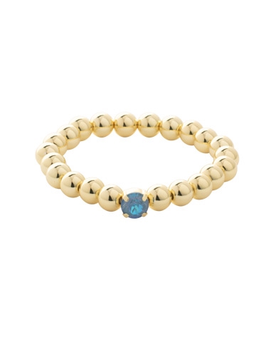 Sorrelli Ocean Delight Single Crystal Stretch Bracelet