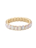 Sorrelli Crystal Aurora Borealis 7 inch Octavia Stretch Bracelet