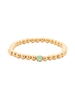 Sorrelli Mint Delight Mini Single Crystal Stretch Bracelet