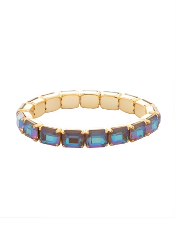 Sorrelli Cappuccino Delite 7 Inch Easton Emerald Cut Stretch Bracelet