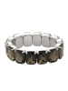 Sorrelli Emerald Cut Stretch Bracelet Aspen Sky