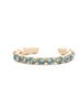 Sorrelli Aquamarine Riveting Romance Cuff Bracelet