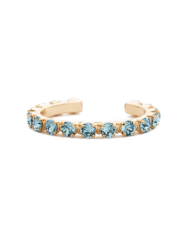 Sorrelli Aquamarine Riveting Romance Cuff Bracelet