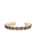 Sorrelli Black Diamond Riveting Romance Cuff Bracelet