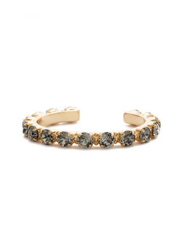 Sorrelli Black Diamond Riveting Romance Cuff Bracelet