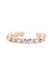 Sorrelli Crystal Aurora Borealis Riveting Romance Cuff Bracelet