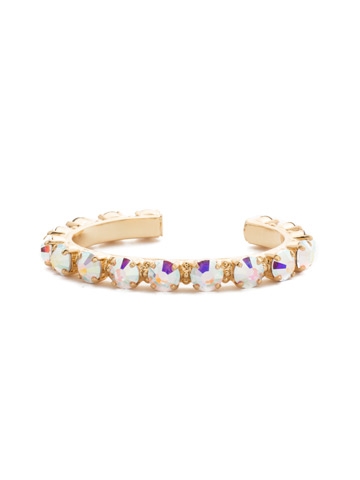 Sorrelli Crystal Aurora Borealis Riveting Romance Cuff Bracelet