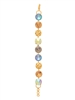Sorrelli Honey Bourbon Starry Night Clementine Tennis Bracelet