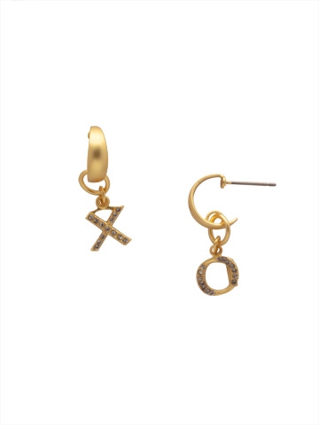 Sorrelli Crystal XO Dangle Earrings