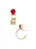 Sorrelli Red Carpet Dani Studded Hoop Earring