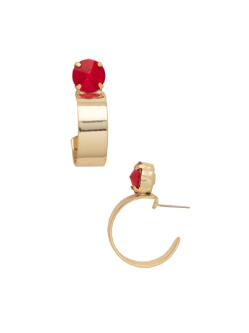 Sorrelli Red Carpet Dani Studded Hoop Earring