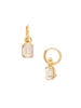 Sorrelli Crystal Octavia Huggie Hoop Earrings