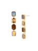 Sorrelli Honey Bourbon Octavia Repeating Dangle Earrings