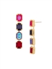 Sorrelli Red Velvet Octavia Repeating Dangle Earrings