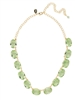 Sorrelli Julianna Oval Statement Necklace Sage Green