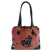 Vivie Zebra on Salmon Chenille