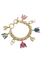 Triple Crown Jockey Silk Bracelet