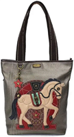 Chala Handbags Horse Zip Tote Shoulder Bag
