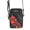 CHALA Cardinal Crossbody Cell Phone Purse-Women Canvas Multicolor Handbag with Adjustable Strap