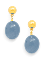 Dazzling Drop Earring-Light-Blue