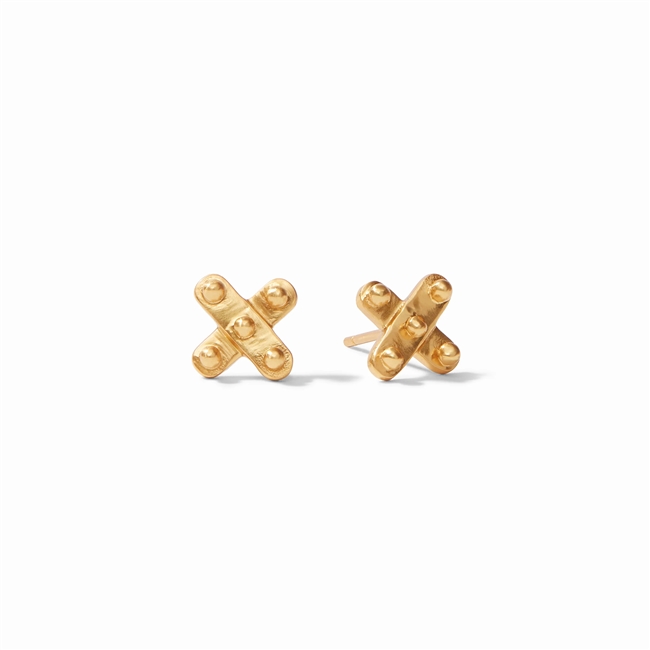 Julie Vos Gold Soho Demi X Studs