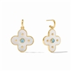 Julie Vos Gold Colette Statement Hoop & Charm Earring