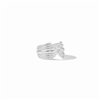 Julie Vos Silver Portofino Ring Size 8/9
